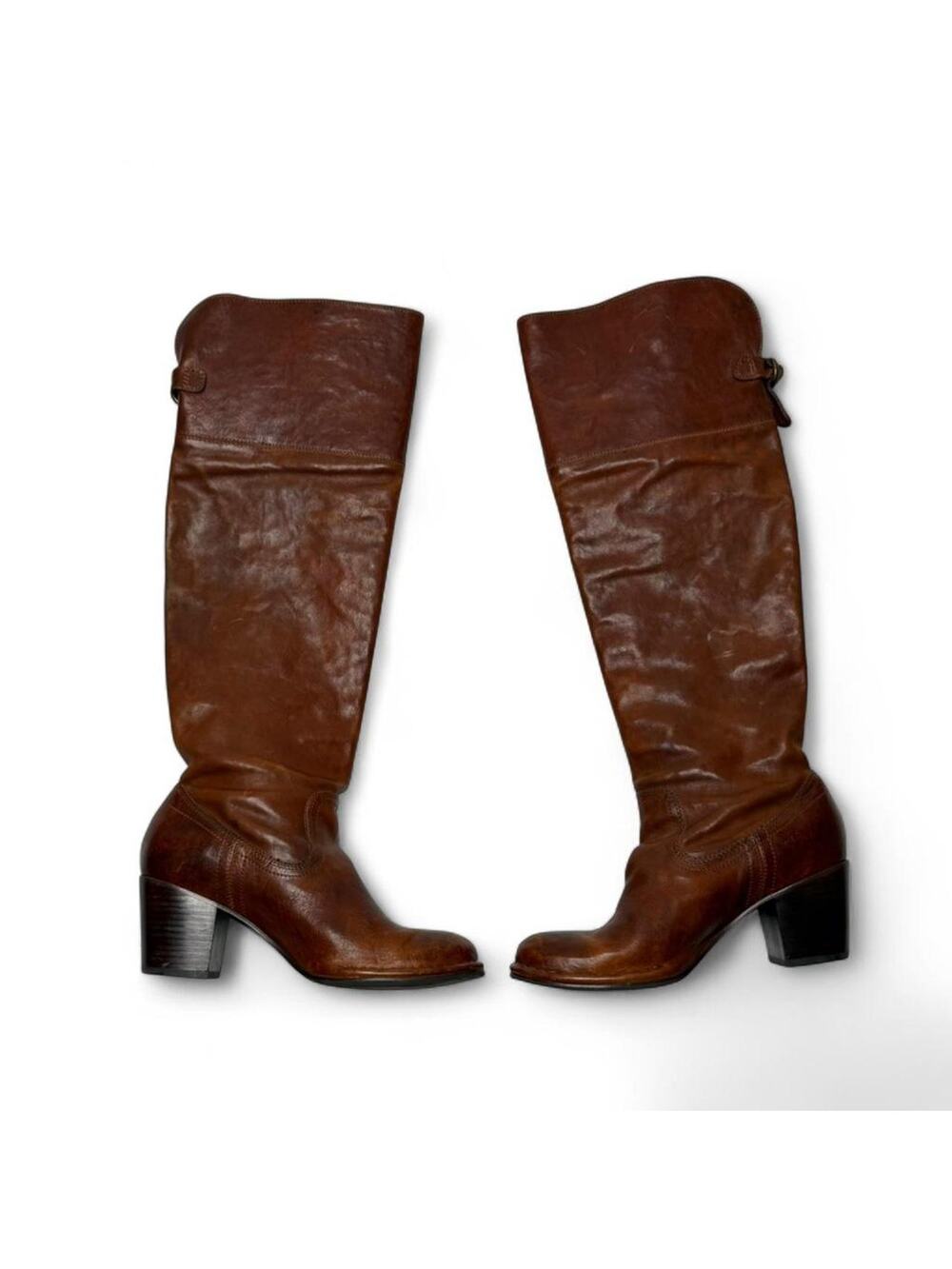 Frye Vintage Lucinda Knee High Boots With Heel Womens Size 9 Outdoor Casual Boot